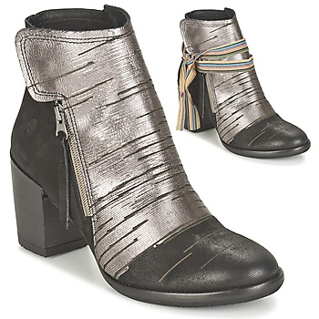 鞋子 女士 短靴 Felmini CARMEN 黑色 / 银灰色