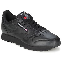 鞋子 球鞋基本款 Reebok Classic CL LTHR 黑色