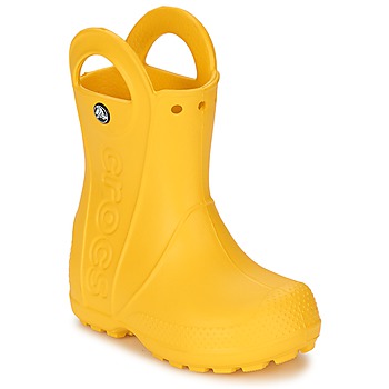 鞋子 儿童 短筒靴 crocs 卡骆驰 HANDLE IT RAIN BOOT KIDS 黄色
