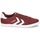 鞋子 球鞋基本款 Hummel STADIL CANEVAS LOW 波尔多红