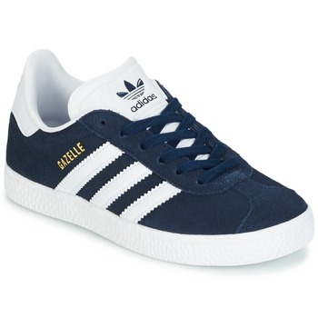 鞋子 儿童 球鞋基本款 Adidas Originals 阿迪达斯三叶草 Gazelle C 海蓝色