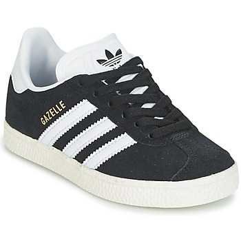 鞋子 儿童 球鞋基本款 Adidas Originals 阿迪达斯三叶草 GAZELLE C 黑色
