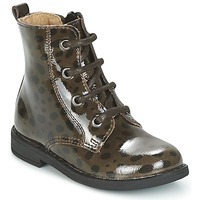 鞋子 女孩 短筒靴 Citrouille et Compagnie HEMANU 黑色 / 棕色