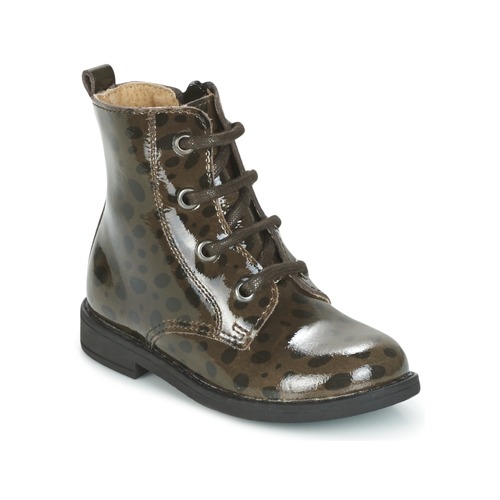 鞋子 女孩 短筒靴 Citrouille et Compagnie HEMANU 黑色 / 棕色