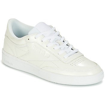 鞋子 女士 球鞋基本款 Reebok Classic CLUB C 85 PATENT 白色