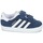 鞋子 儿童 球鞋基本款 Adidas Originals 阿迪达斯三叶草 GAZELLE CF I 海蓝色