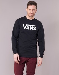 衣服 男士 长袖T恤 Vans 范斯 VANS CLASSIC 黑色