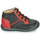 鞋子 男孩 短筒靴 Catimini RATON 黑色 / 红色