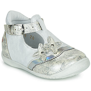 鞋子 女孩 平底鞋 GBB SELVINA 白色 / 银灰色