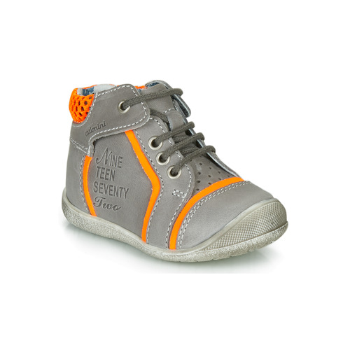鞋子 男孩 短筒靴 Catimini SEREVAL 灰色 / 橙色