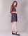 衣服 女士 短裙 Sisley CEPAME 黑色 / 红色 / 蓝色