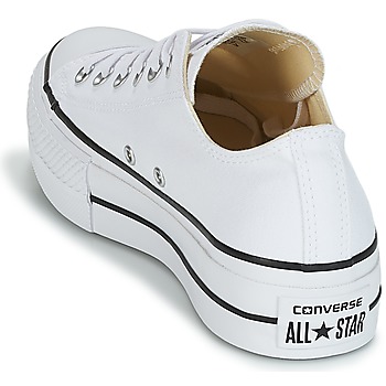 Converse 匡威 Chuck Taylor All Star Lift Clean Ox Core Canvas 白色