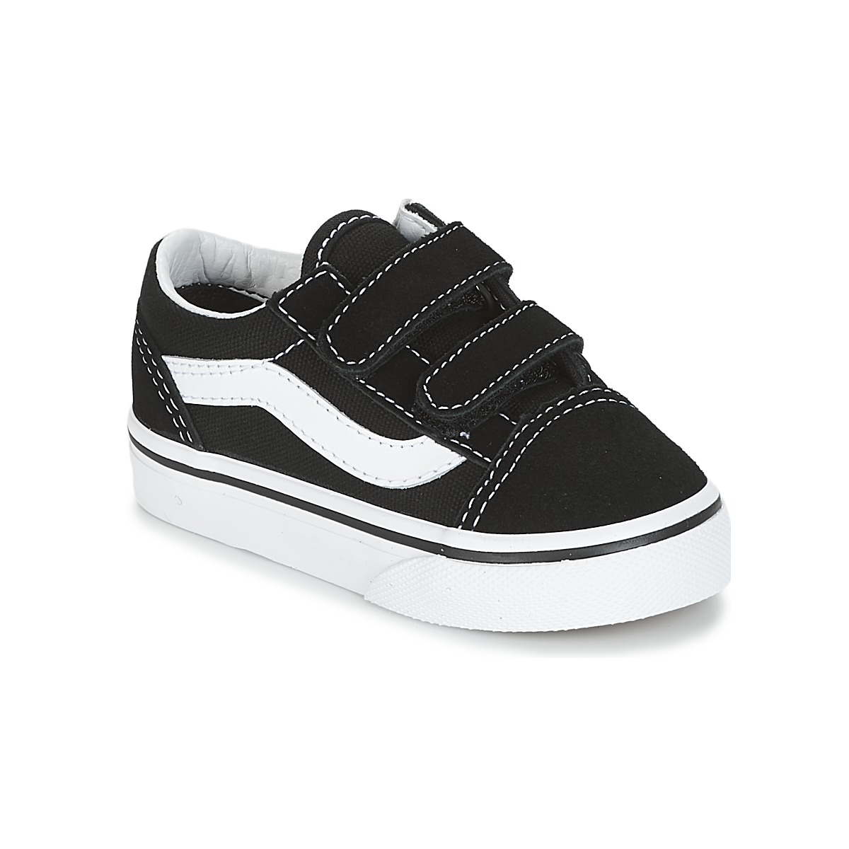 鞋子 儿童 球鞋基本款 Vans 范斯 OLD SKOOL V 黑色