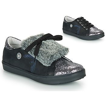 鞋子 女孩 球鞋基本款 Catimini MARGOTTE 黑色 / 银灰色