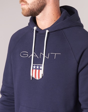 Gant GANT SHIELD SWEAT HOODIE 海蓝色