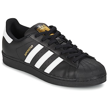 鞋子 球鞋基本款 Adidas Originals 阿迪达斯三叶草 SUPERSTAR FOUNDATION 白色 / 黑色
