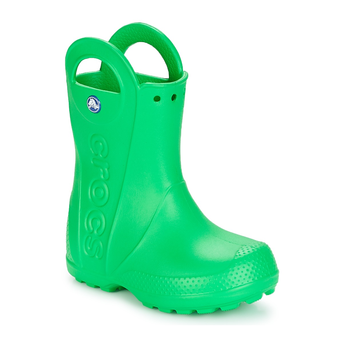 鞋子 儿童 雨靴 crocs 卡骆驰 HANDLE IT RAIN BOOT KIDS 绿色