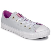 鞋子 女孩 球鞋基本款 Converse 匡威 CHUCK TAYLOR ALL STAR HI Pure / 铂金色 / 紫红色 /  glow / 白色