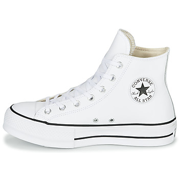 Converse 匡威 CHUCK TAYLOR ALL STAR LIFT CLEAN LEATHER HI 白色