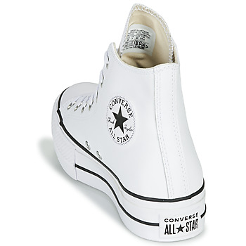 Converse 匡威 CHUCK TAYLOR ALL STAR LIFT CLEAN LEATHER HI 白色