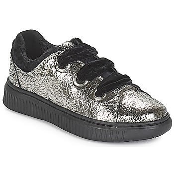 鞋子 女孩 球鞋基本款 Geox 健乐士 J DISCOMIX GIRL 银灰色