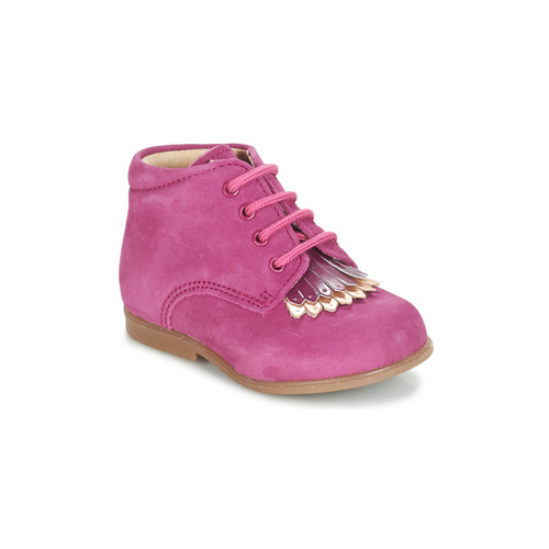 鞋子 女孩 短筒靴 André LILY 紫红色