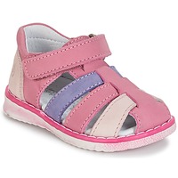 鞋子 女孩 凉鞋 Citrouille et Compagnie FRINOUI 淡紫色 / 玫瑰色 / 紫红色