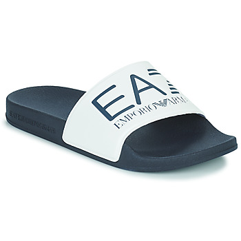 鞋子 拖鞋 EA7 EMPORIO ARMANI SEA WORLD VISIBILITY SLIPPER 白色 / 海蓝色